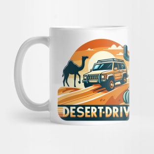 SUV driving, Desert Drive Mug